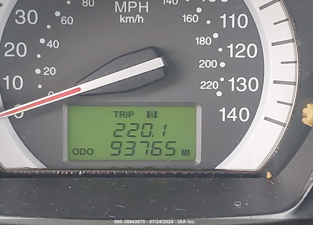 2007 KIA SPECTRA EX VIN: KNAFE122775387270