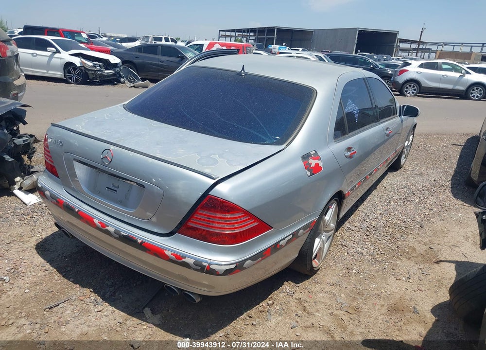 2003 MERCEDES-BENZ S 430 VIN: WDBNG70J43A334225