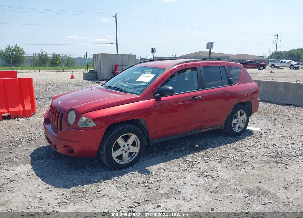 2007 JEEP COMPASS SPORT VIN: 1J8FF47W87D207208