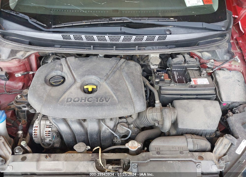 2016 HYUNDAI ELANTRA SE VIN: 5NPDH4AE5GH762510