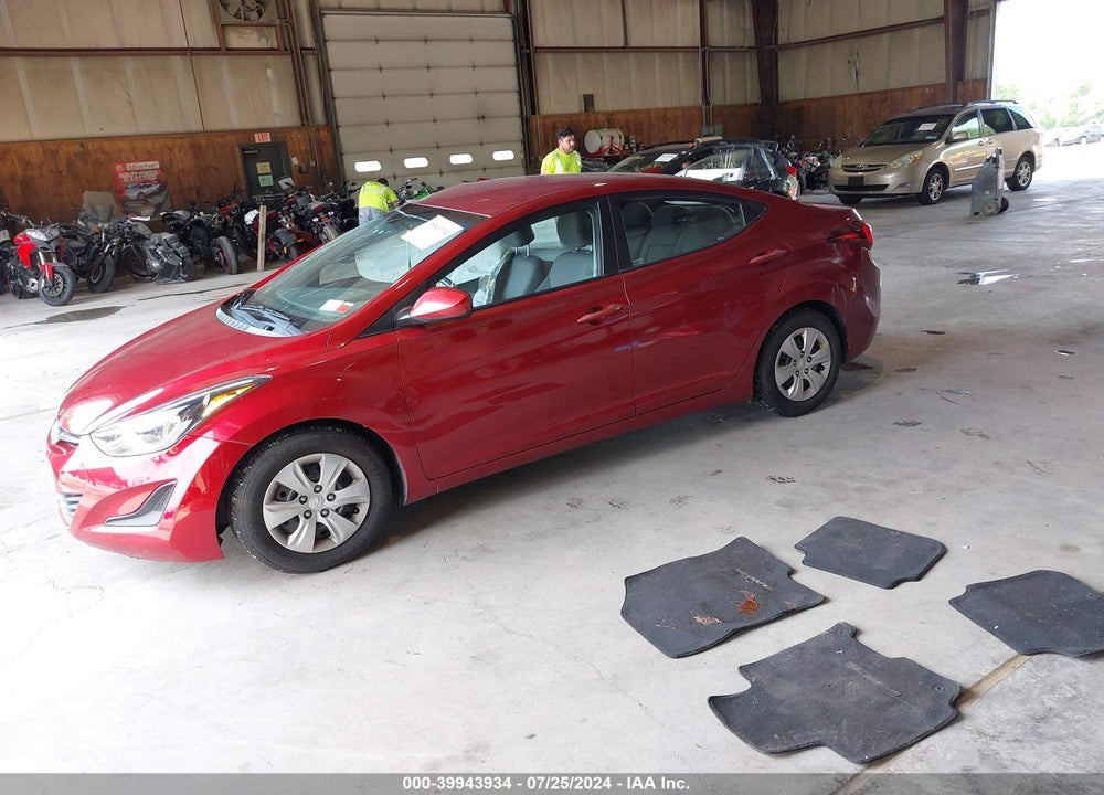 2016 HYUNDAI ELANTRA SE VIN: 5NPDH4AE5GH762510