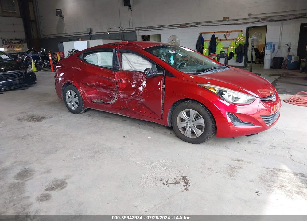 2016 HYUNDAI ELANTRA SE VIN: 5NPDH4AE5GH762510