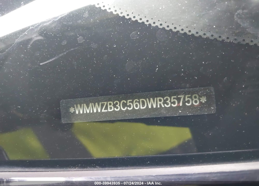 2013 MINI COUNTRYMAN COOPER VIN: WMWZB3C56DWR35758