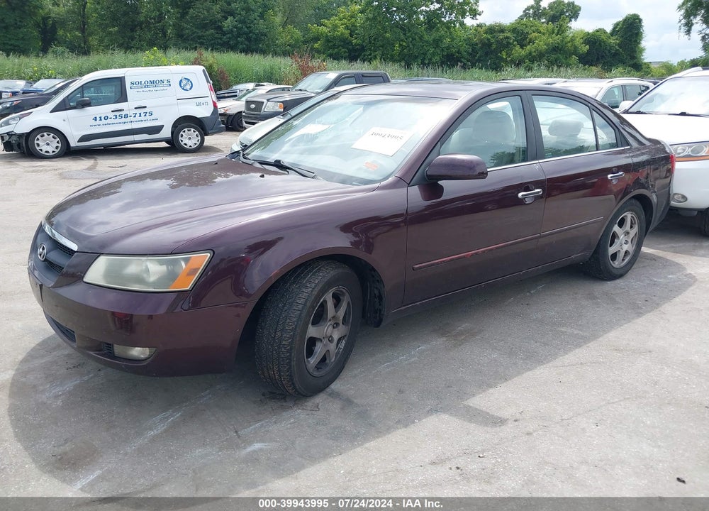 2006 HYUNDAI SONATA GLS VIN: 5NPEU46C16H075756