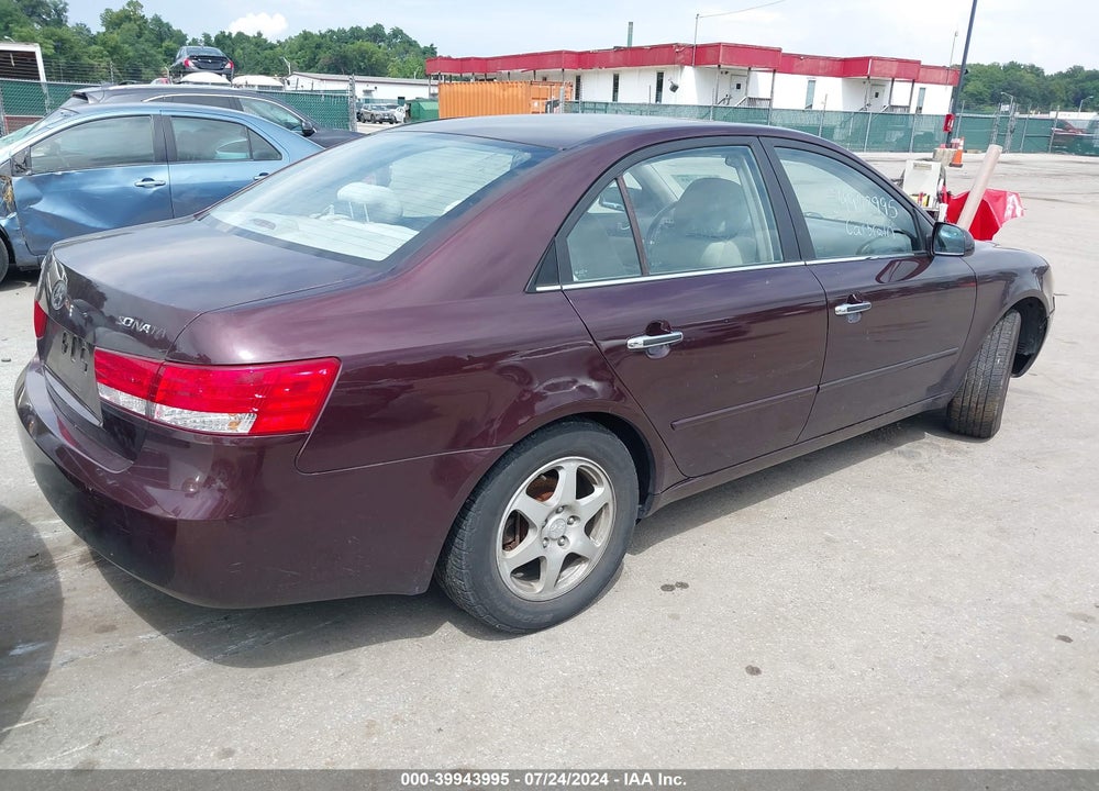 2006 HYUNDAI SONATA GLS VIN: 5NPEU46C16H075756