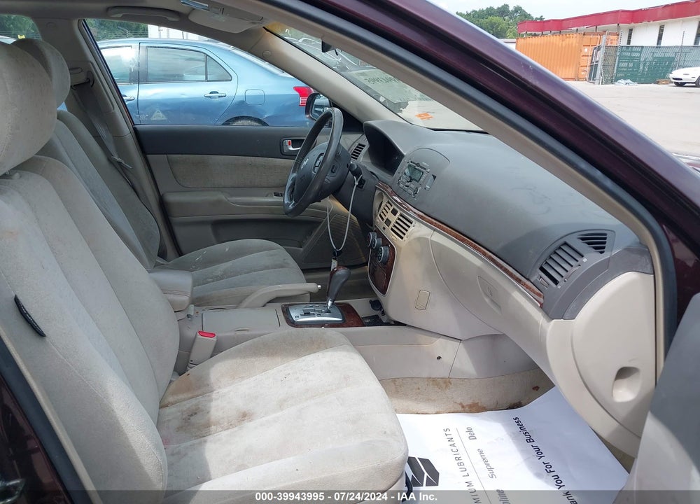 2006 HYUNDAI SONATA GLS VIN: 5NPEU46C16H075756
