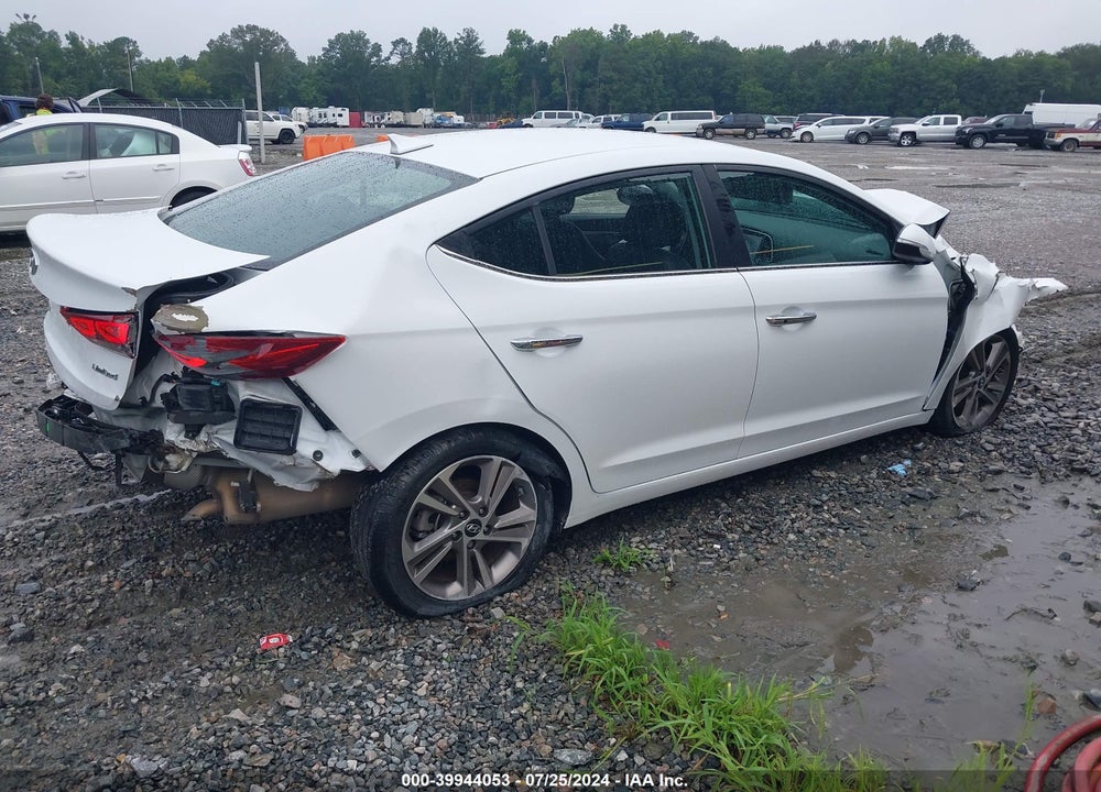 2017 HYUNDAI ELANTRA LIMITED VIN: 5NPD84LF6HH009589