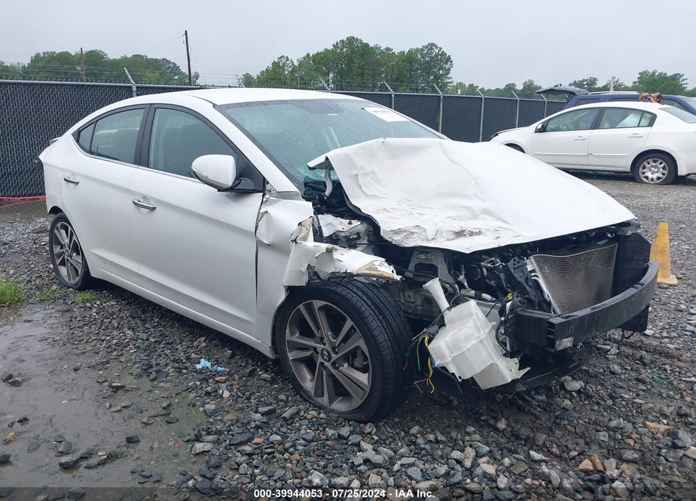2017 HYUNDAI ELANTRA LIMITED VIN: 5NPD84LF6HH009589