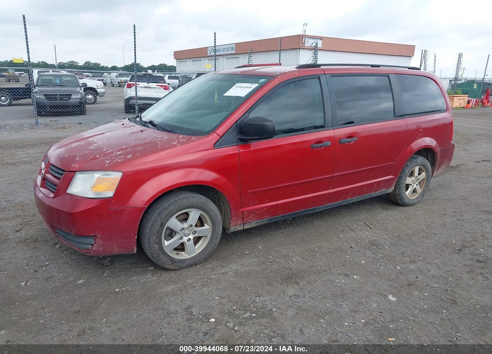 2008 DODGE GRAND CARAVAN SE VIN: 1D8HN44H38B113597