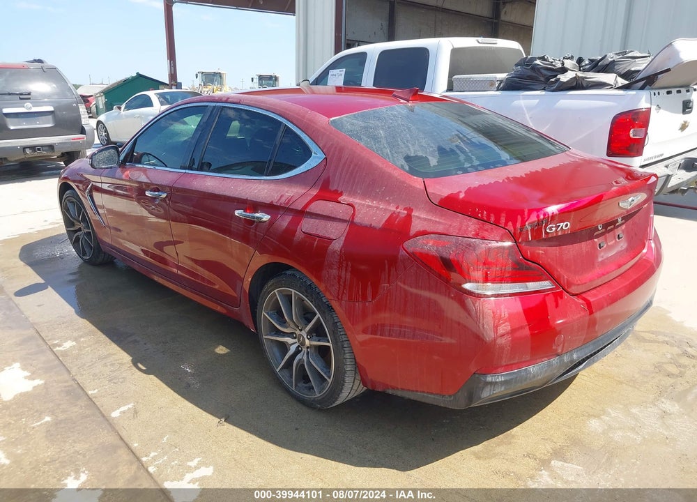 2019 GENESIS G70 2.0T SPORT VIN: KMTG24LA7KU031103