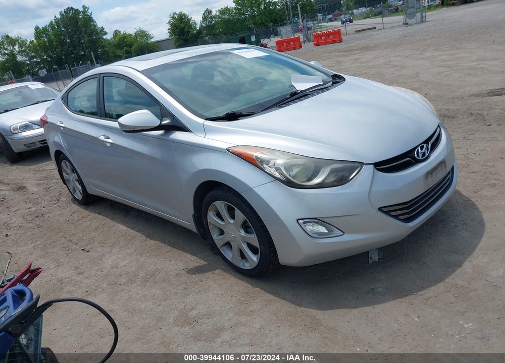 2013 HYUNDAI ELANTRA LIMITED VIN: KMHDH4AEXDU515593