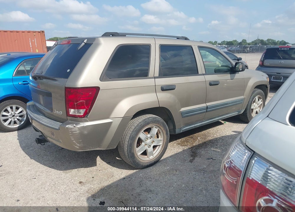 2005 JEEP GRAND CHEROKEE LAREDO VIN: 1J4GR48K65C697191