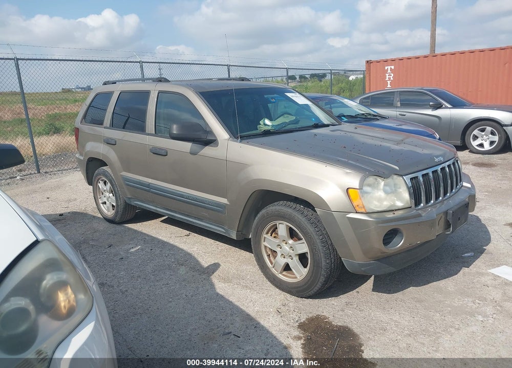 2005 JEEP GRAND CHEROKEE LAREDO VIN: 1J4GR48K65C697191