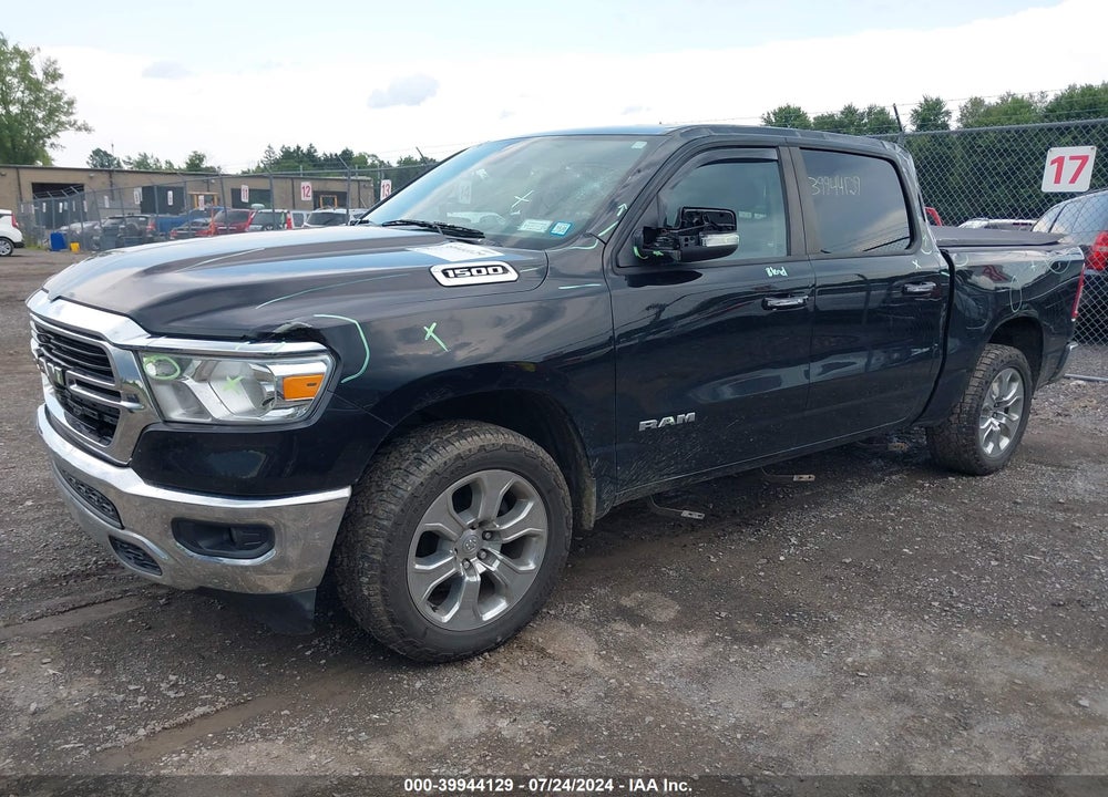 2020 RAM 1500 BIG HORN 4X4 5'7 BOX VIN: 1C6RRFFG1LN335643