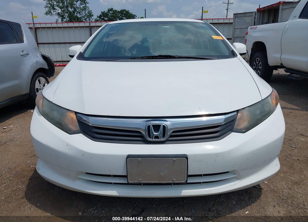 2012 HONDA CIVIC VIN: 2HGFB2F56CH605211
