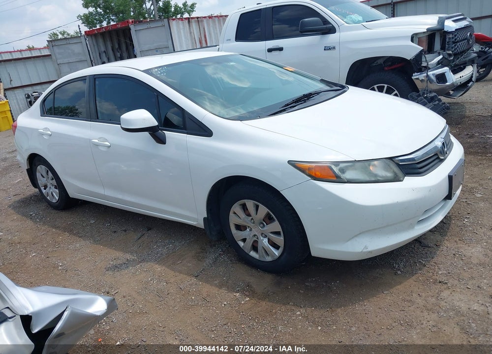 2012 HONDA CIVIC VIN: 2HGFB2F56CH605211