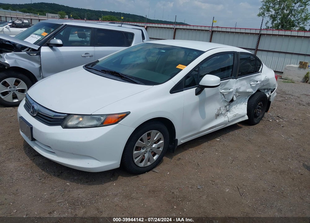 2012 HONDA CIVIC VIN: 2HGFB2F56CH605211