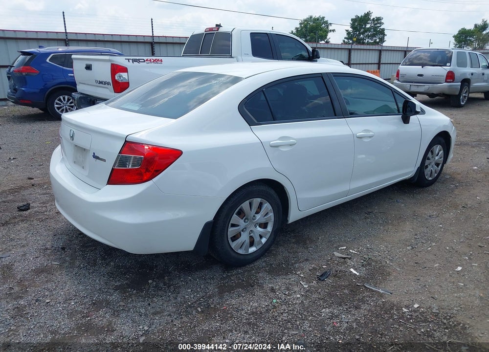 2012 HONDA CIVIC VIN: 2HGFB2F56CH605211