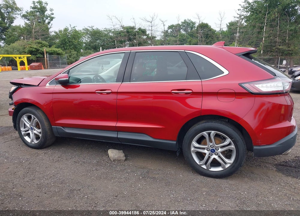 2016 FORD EDGE TITANIUM VIN: 2FMPK3K80GBC56625