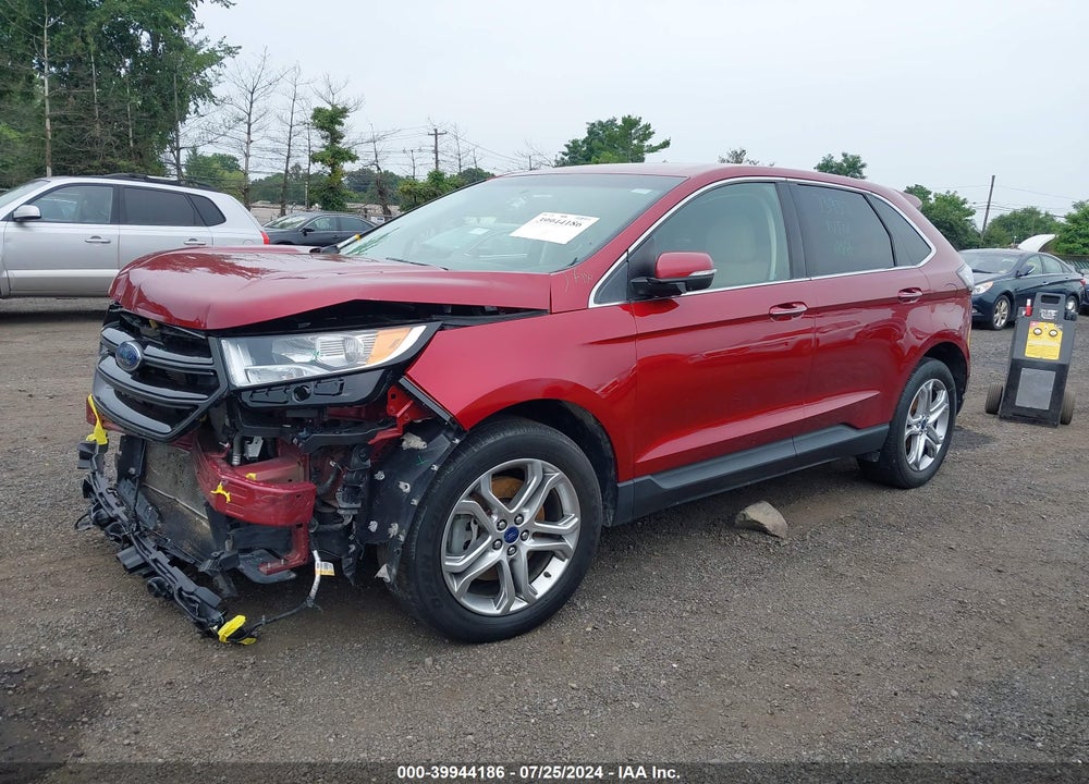 2016 FORD EDGE TITANIUM VIN: 2FMPK3K80GBC56625