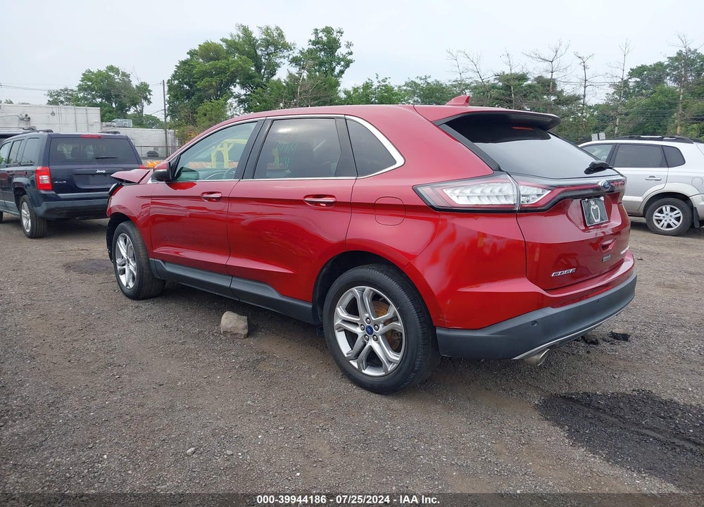 2016 FORD EDGE TITANIUM VIN: 2FMPK3K80GBC56625