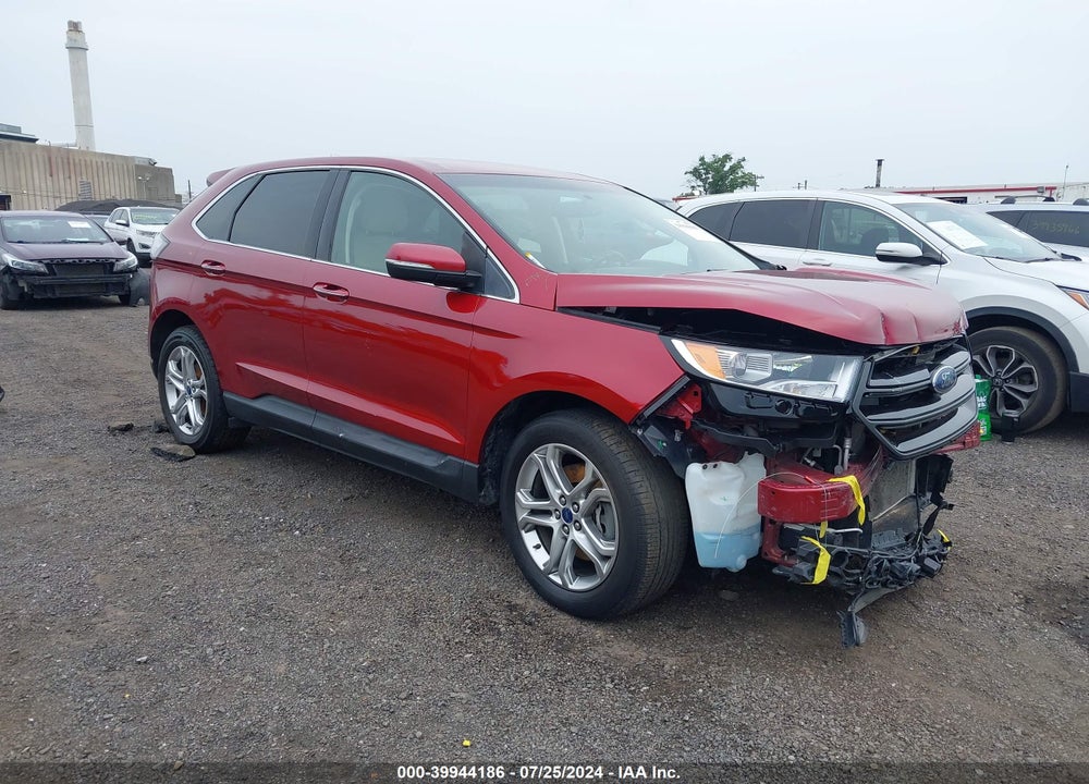 2016 FORD EDGE TITANIUM VIN: 2FMPK3K80GBC56625