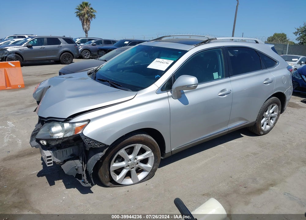 2012 LEXUS RX 350 VIN: 2T2ZK1BA3CC065086