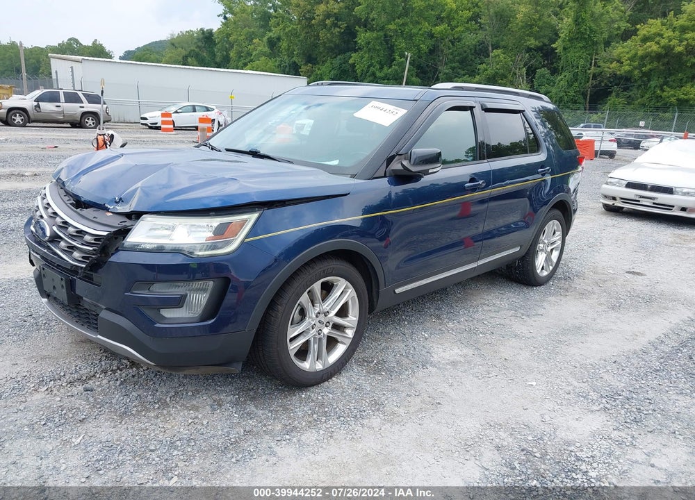 2016 FORD EXPLORER XLT VIN: 1FM5K7D88GGB85498