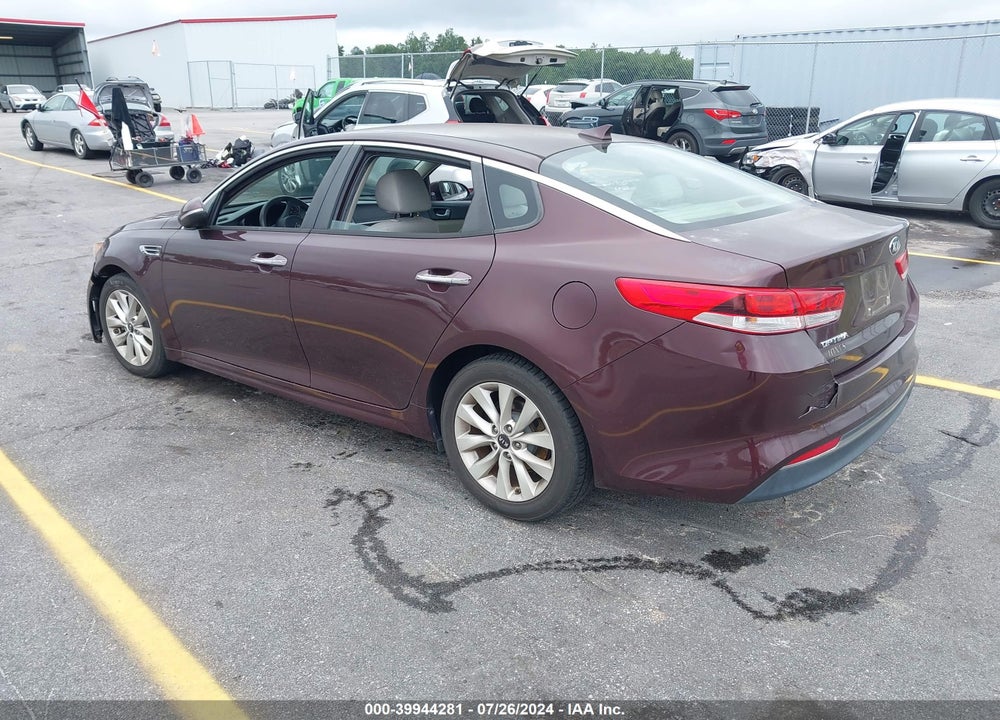 2016 KIA OPTIMA LX VIN: 5XXGT4L36GG006834