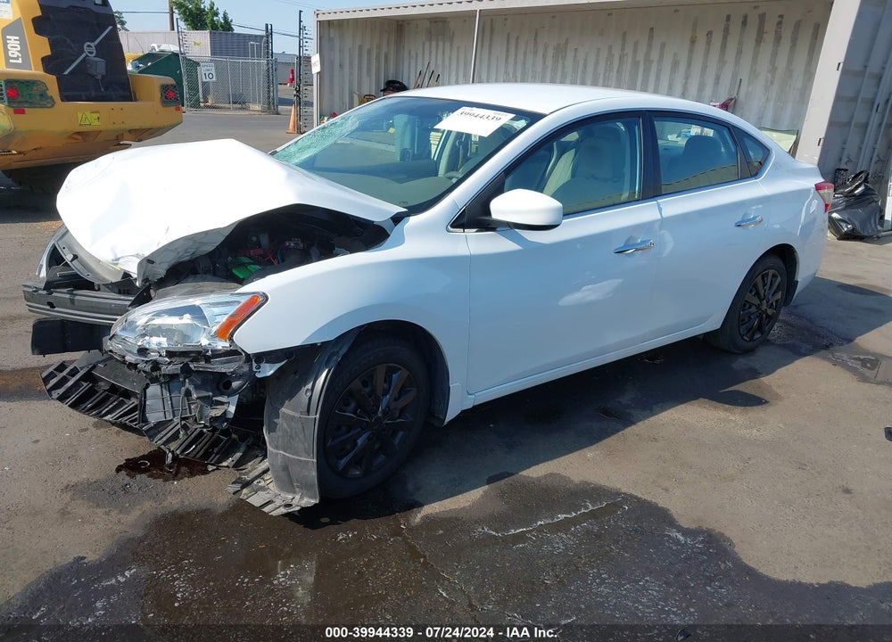 2014 NISSAN SENTRA SV VIN: 3N1AB7AP3EY267734