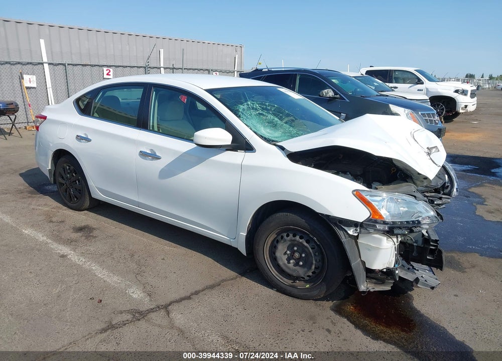 2014 NISSAN SENTRA SV VIN: 3N1AB7AP3EY267734