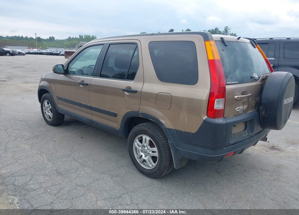 2004 HONDA CR-V EX VIN: SHSRD78834U221090