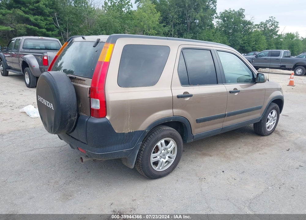 2004 HONDA CR-V EX VIN: SHSRD78834U221090