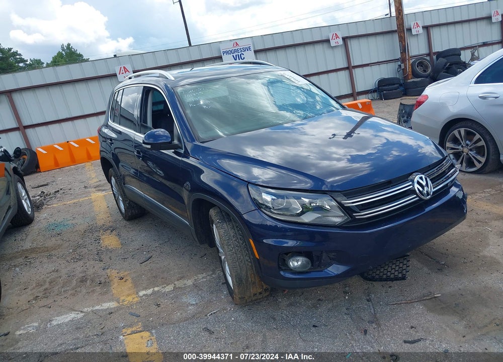 2016 VOLKSWAGEN TIGUAN SE VIN: WVGAV7AX1GW571705