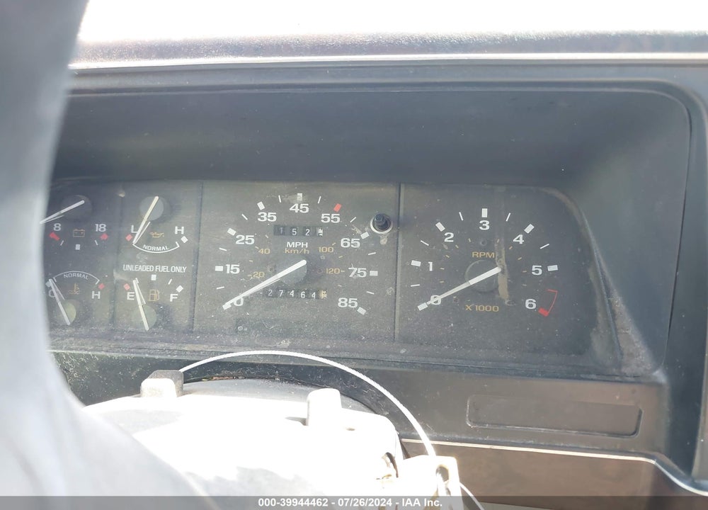 1989 FORD RANGER VIN: 1FTCR10A6KUA38197