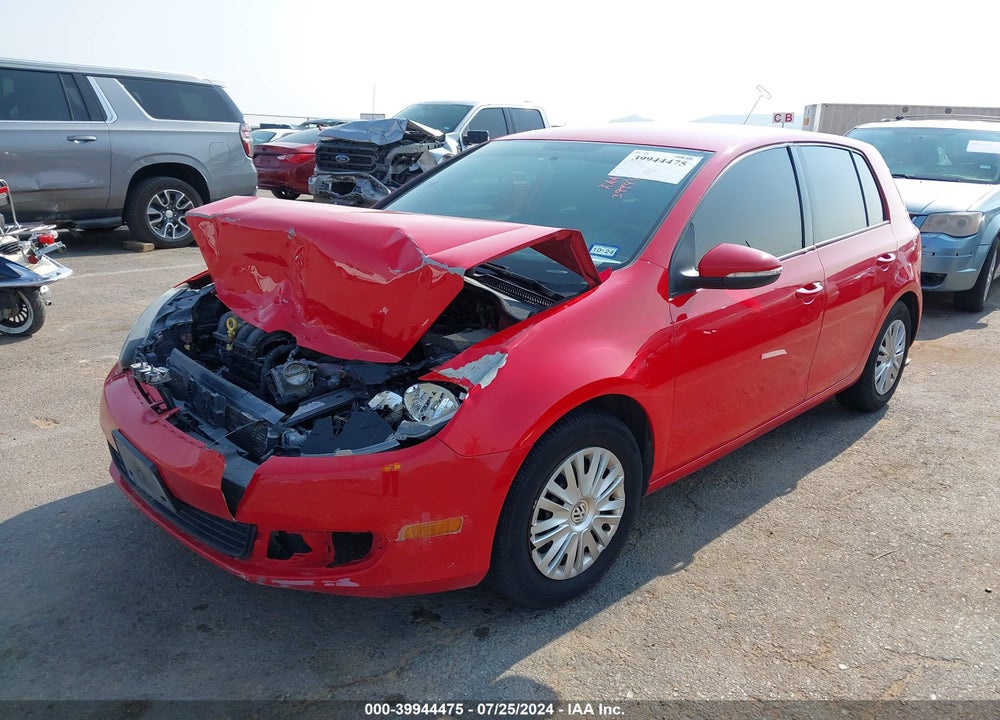 2014 VOLKSWAGEN GOLF 2.5L VIN: WVWDB7AJ2EW006057