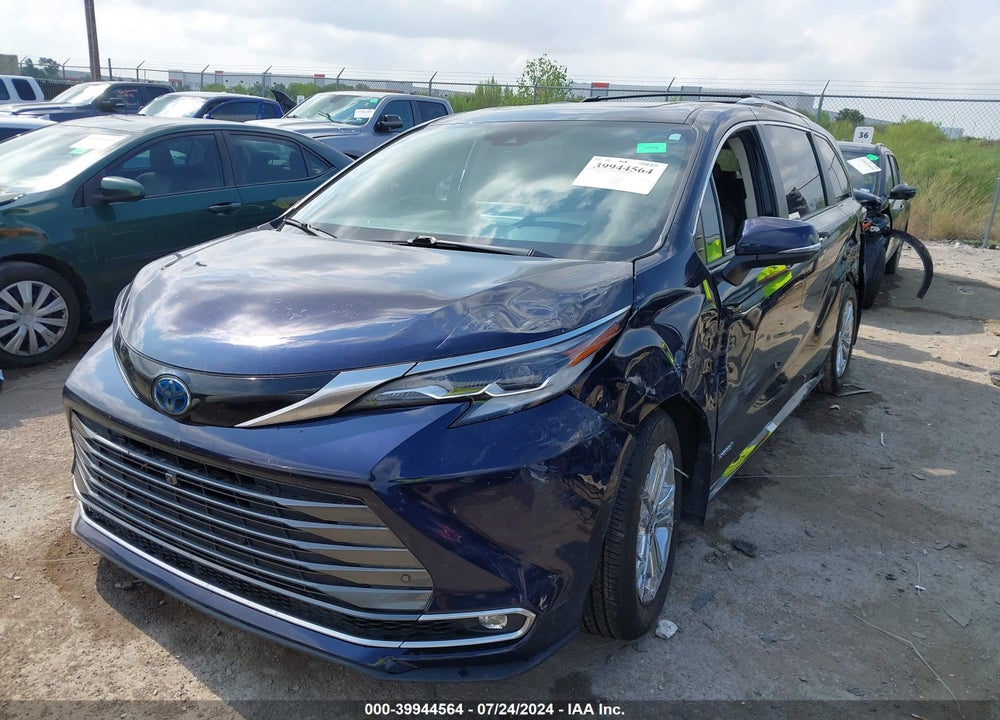 2021 TOYOTA SIENNA PLATINUM VIN: 5TDESKFC6MS010032
