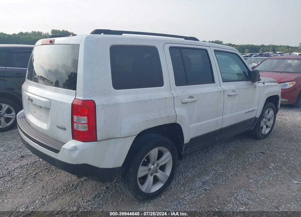2012 JEEP PATRIOT LATITUDE VIN: 1C4NJRFB5CD658877