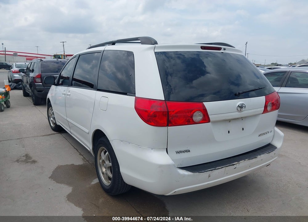 2008 TOYOTA SIENNA LE VIN: 5TDZK23C38S139308