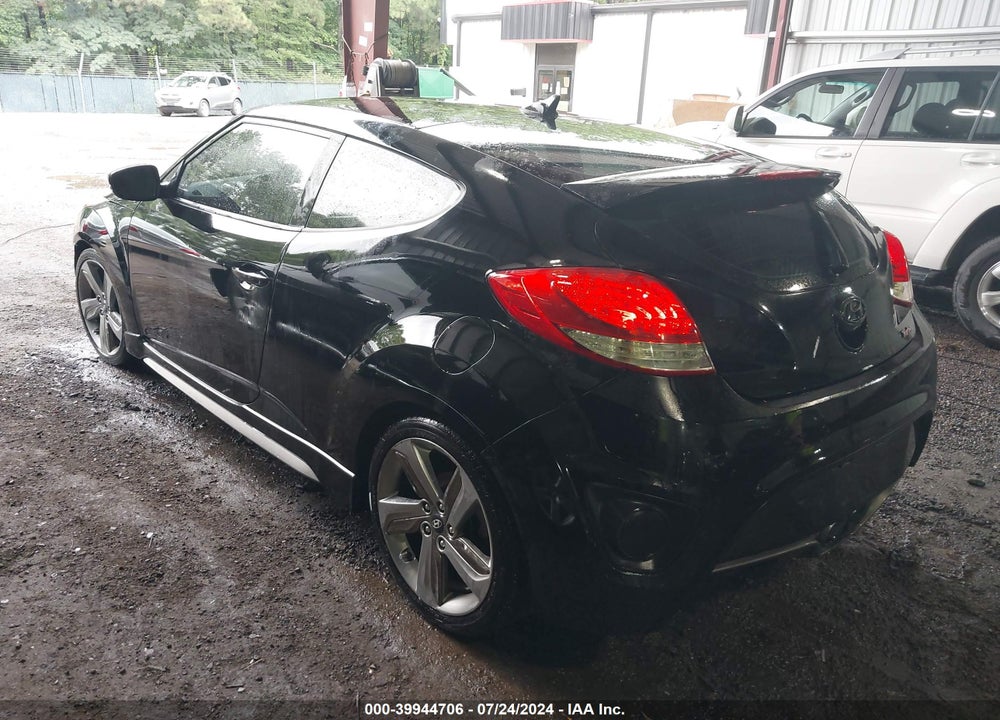 2013 HYUNDAI VELOSTER TURBO W/BLUE VIN: KMHTC6AE9DU134419