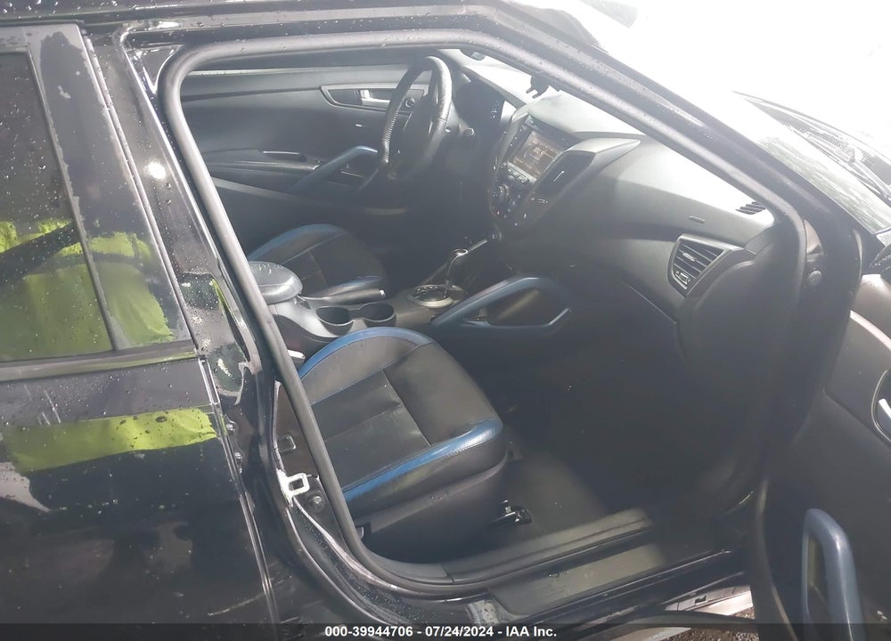 2013 HYUNDAI VELOSTER TURBO W/BLUE VIN: KMHTC6AE9DU134419