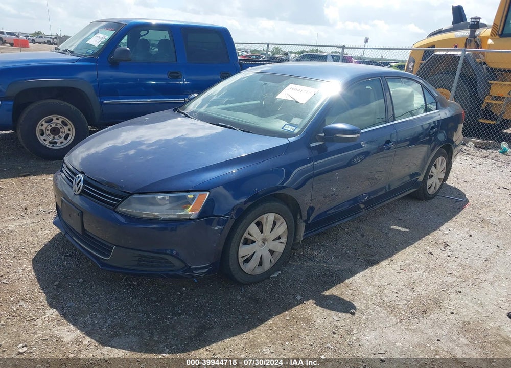 2013 VOLKSWAGEN JETTA 2.5L SE VIN: 3VWDX7AJXDM397410