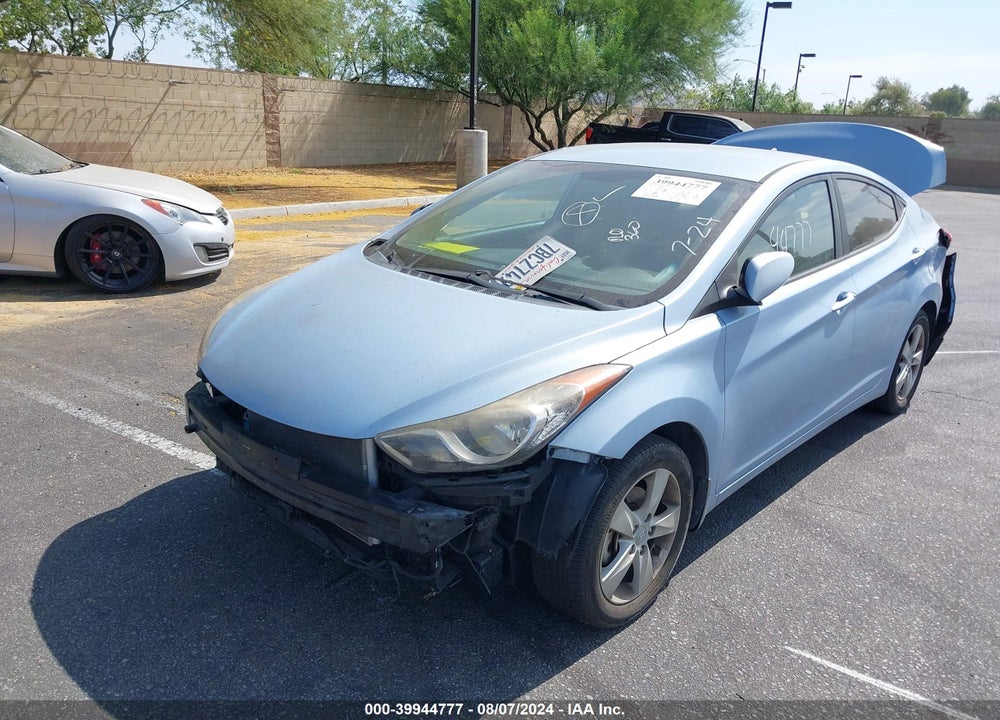 2013 HYUNDAI ELANTRA GLS VIN: KMHDH4AEXDU688580