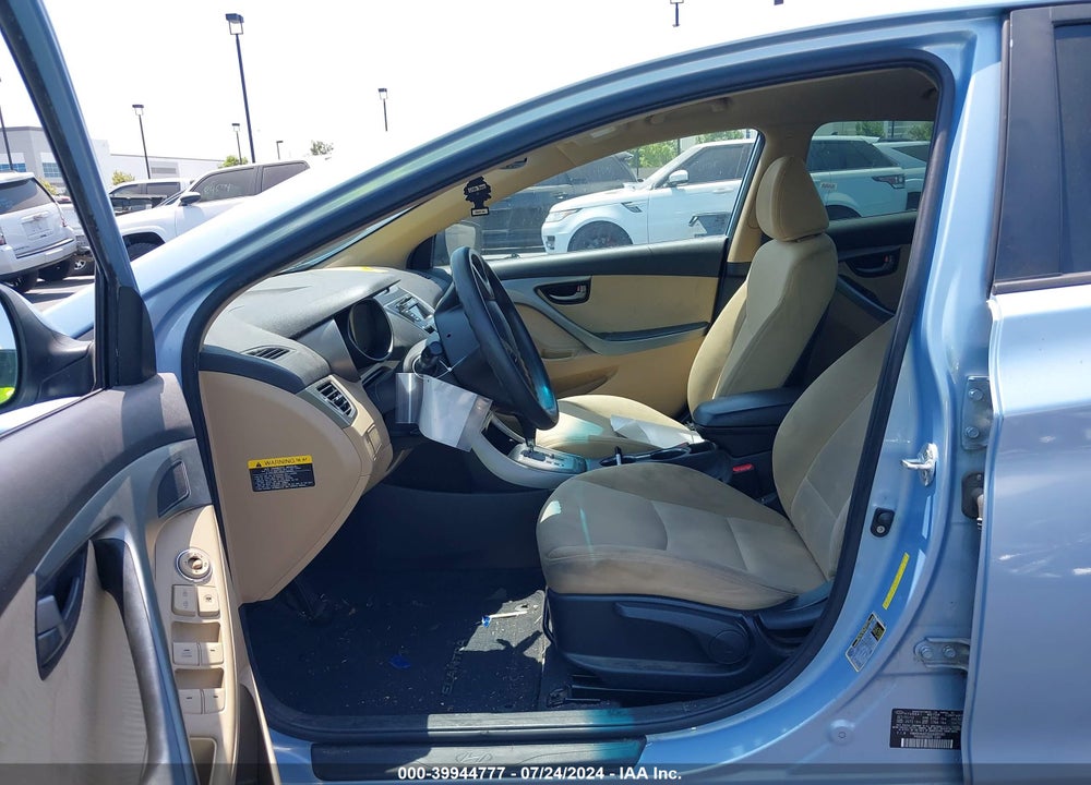 2013 HYUNDAI ELANTRA GLS VIN: KMHDH4AEXDU688580