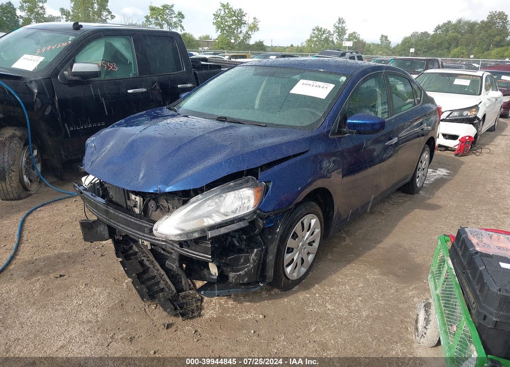 2017 NISSAN SENTRA SV VIN: 3N1AB7AP9HY293369