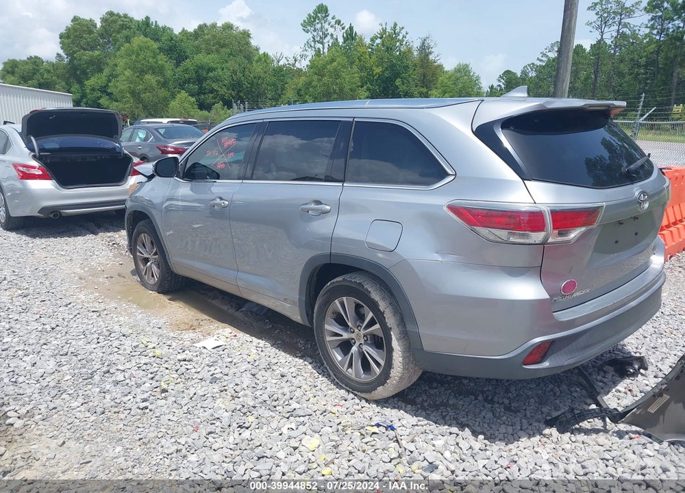 2014 TOYOTA HIGHLANDER XLE V6 VIN: 5TDKKRFH7ES035532