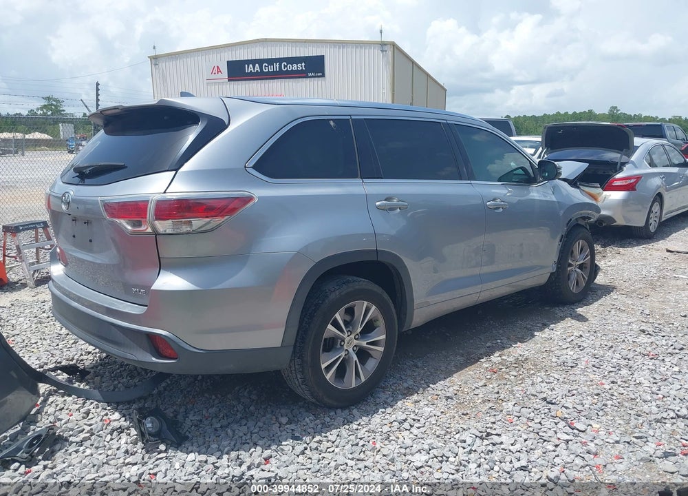 2014 TOYOTA HIGHLANDER XLE V6 VIN: 5TDKKRFH7ES035532