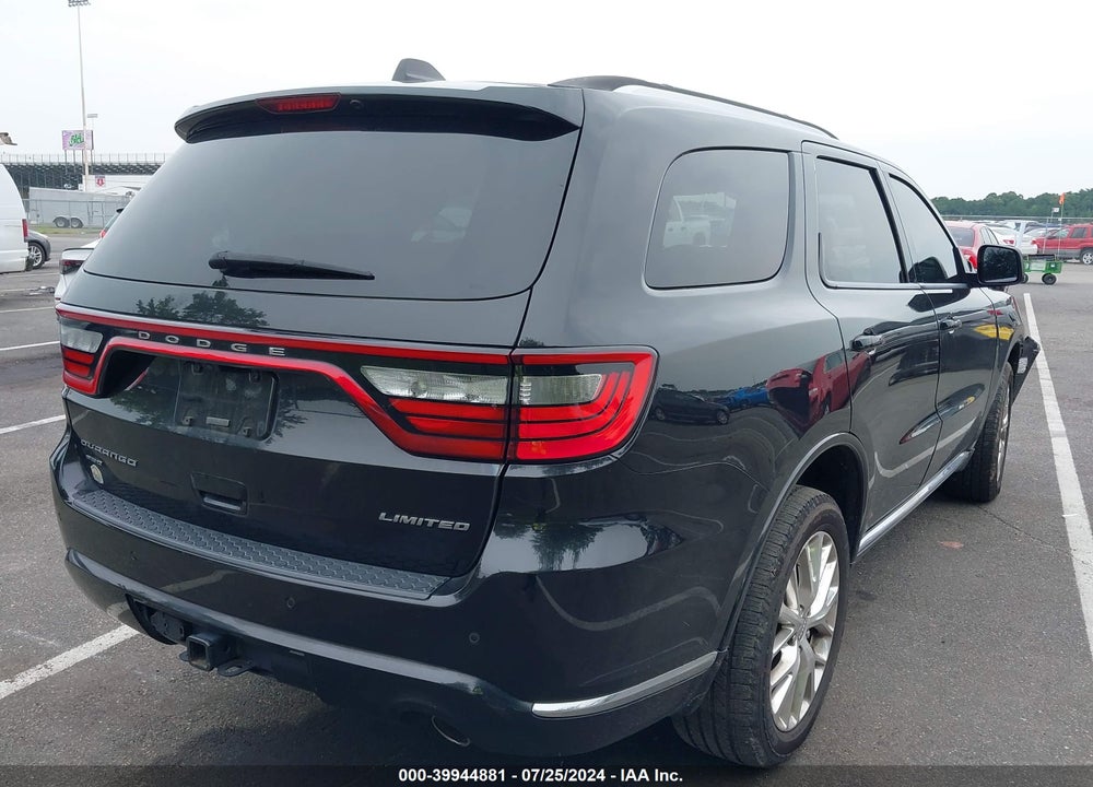 2016 DODGE DURANGO LIMITED VIN: 1C4RDJDG3GC403469