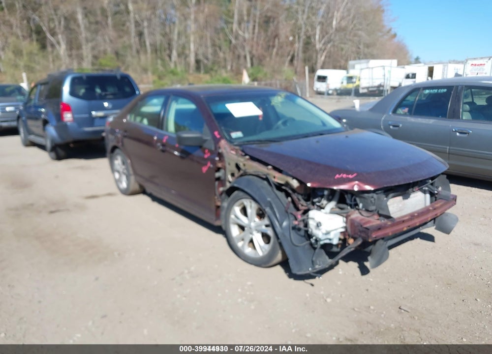 2012 FORD FUSION SE VIN: 3FAHP0HA8CR160097