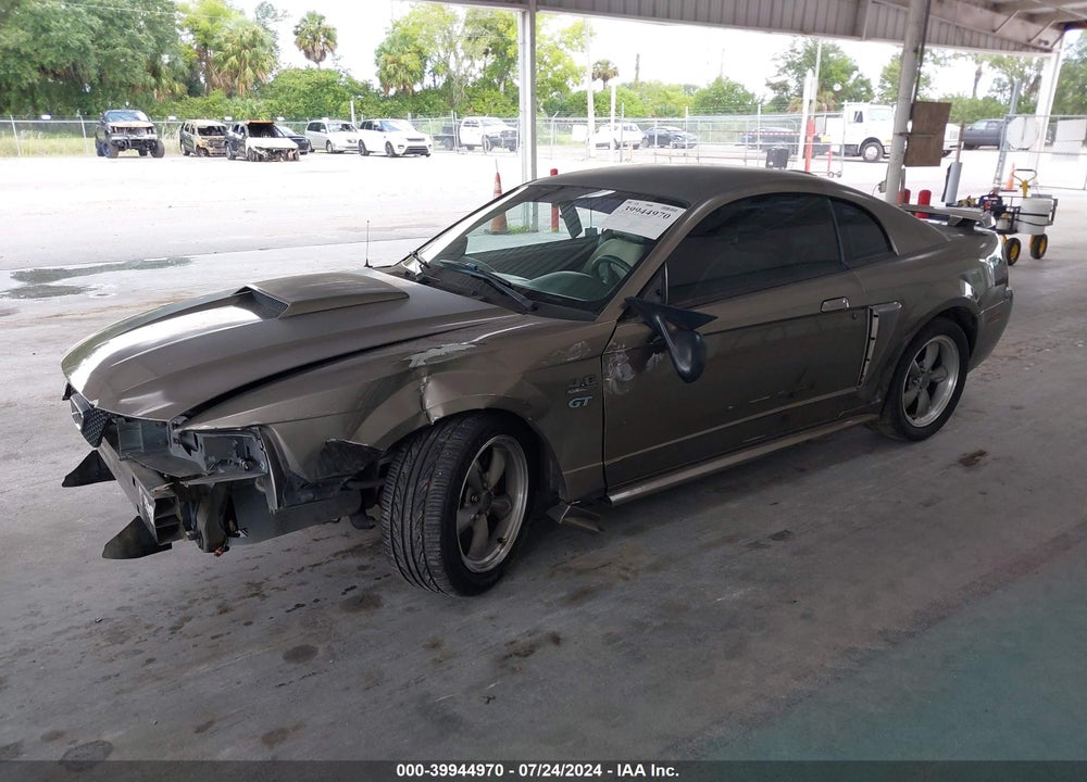 2001 FORD MUSTANG GT VIN: 1FAFP42X41F152942